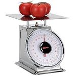 Tada 44 LBS Stainless Steel Mechanical Kitchen Scale Heavy Duty Portion-Control Food Scale