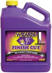 Wizards Finish Cut Compound - Levels Scratches and Brightens Dull Finishes with Smooth Show Finish - Non-Greasy and Water Based with Easy Clean-Up - Marine Compound and Finishing Material - 1 Gallon