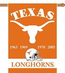 BSI NCAA Texas Longhorns Champ Years 2-Sided 28x40 House Banner with Pole Sleeve