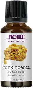 NOW Essential Oils, Frankincense Oil Blend, 20% Blend of Pure Frankincense Oil in Pure Jojoba Oil, Centering Aromatherapy Scent, Steam Distilled, Vegan, 1-Ounce