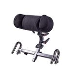 ECHBH Universal Adjustable Wheelchair Headrest, Neck Pillow Headrest Pillow Cushion Headrest, Wheelchair Neck Support Head Padding Wheelchairs Pillow (Color: Black)