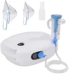 Nebulizer Machine for Adults and Kids Breathing Compressor Nebulizer with 2 Masks & Mouthpiece, Adjustable Nebulization Rate for Home Use