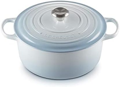 Le Creuset Signature Cast Iron Round Casserole 28cm - 6.7L Coastal Blue