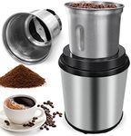 Coffee Grinder, Detachable Electric Spice Grinder with Removable Cup for Seeds, Nuts, Grains