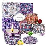 TOJUNE 4 Pack Scented Candles Gift 