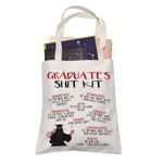 LEVLO Graduation Gift Graduate Survival Kit Class of 2024 Gift for High School Grad College Grad (GRADUATE'S KIT), White, 14.17 inches (length) x 12.6 (width) 0.39 (height)