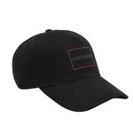 Red Tape Cotton Blend Hd Print Baseball Cap For Men | Adjustable Strap | Sports Cap Black