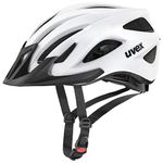 uvex Viva 3 - Lightweight All-Round Bike Helmet for Men & Women - Individual Fit - Washable Interior - White Matt - 52-57 cm