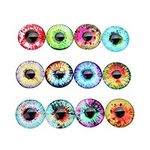 ccHuDE 20 Pcs 20mm Mixed Style Eyes