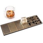 Clear Ice Cube Design Tray - Craft Modern Ice Molds for Bourbon & Cocktails in 5 Seconds - Whiskey Ice Mold Ice Cube Stamp – Bartender Accessories - Clear Ice Cocktails by Ash Harbor (Patterns)