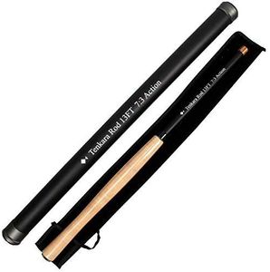 ANGLER DREAM AnglerDream Tenkara Fly Rod 12FT 13FT Telescope Carbon Fiber Fly Rod 7:3 Action with Carbon Fiber Tube, Black, 13FT