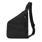 GUSTAVE® Sling Bag for Men with Adjustable Strap, Stylish Waterproof Cross Body Bag for Woman Large Shoulder Bag Side Bag for Commuting Travel Outdoor Activities Cycling Sports