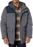 Levi's Men's Arctic Cloth Quilted Performance Parka, Charcoal/Navy, XX-Large