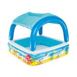 Bestway Inflatable Paddling Pool | Kids, Toddler Outdoor Garden Paddling Pool with Shade, Canopy Baby Pool, Ages 2+