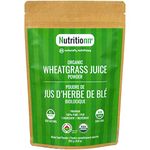 Organic Wheatgrass Juice Powder by Nutritionn - 100% Pure Premium Natural Whole Food Supplement