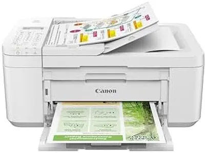 Canon PIXMA TR4720 All-in-One Wireless Printer Home use, with Auto Document Feeder, Mobile Printing and Built-in Fax, White