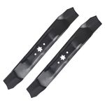 Fourtry Replacement 942-0610A Mower Blades Compatible with MTD LT-400 Riding Mowers, Mulching Blades Fit for Troy-Bilt Tuffy 38" Deck Tractors, Replace for 742-0610, 742-0610A, 942-0610, 2 Pack