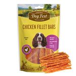 Barkbutler x Dogfest Chicken Fillet Bars|Dog Treats for Adult dog-90g|Dog Stick with 0% Artificial Colors, Flavors & Preservatives | #1 Ingredient is Meat | Human-Grade | for All Adult Breeds