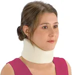 DMI Foam Cervical Collar Comfort Neck Support, Medium, 3-Inch Width, White