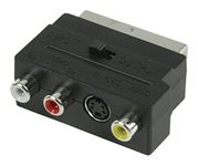 Ambrrhty SCART 56 Adapter - 3 PHONO + S-VHS IN/OUT