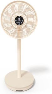 AITC AI Smart Pedestal Fan, Gesture Control, 120° Oscillation, 80ft Airflow, DC Motor, Quiet, Adjustable Height, 12 Speeds, 3 Modes, 9H Timer – Portable Fan Ideal for Living Room (Large)