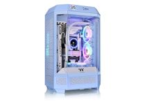 Thermaltake Tower 300 Hydrangea Blue/Micro-ATX Computer Case/ 2x140mm Pre-Installed Fans /2 Year Warranty