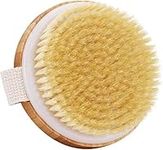 Dry Brushing Body Brush - Natural Bristle Body Exfoliator Scrub Skin Brush for Bath and Body Works