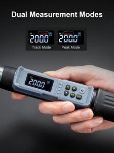 GROWNEER Digital Torque Wrench Set, 1/2'' Drive, 10-200 Nm, LED Indicator