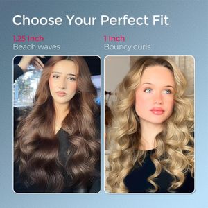 TYMO CURLPRO Rotating Curling Iron – 1.25" Barrel Hair Styler