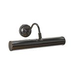 Modern Adjustable Twin Picture Wall Light in A Black Chrome Finish