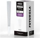 Futurola Slim Size White Pre Rolled Cones - 800pc Pre Rolls Bulk Box - 98mm Pre Roll Cones with 26mm Filter Tip - French Rolling Papers Pre Rolled Cones - Convenient & Easy to Use