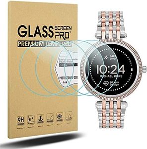 Diruite 4-Pièces Compatible avec Michael Kors Women's Gen 5E 42mm Protection Écran,Accessoires pour Michael Kors Women's Gen 5E 42mm Protection D'écran Verre Trempé
