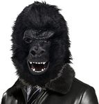 CreepyParty Black Gorilla Mask Chim