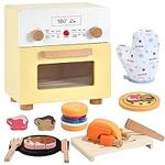 WHOHOLL Wooden Toys Oven Playset, P