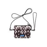 KAVU Renrose Crossbody Wallet with Rope Strap - Shadow Ikat, Shadow Ikat, One Size