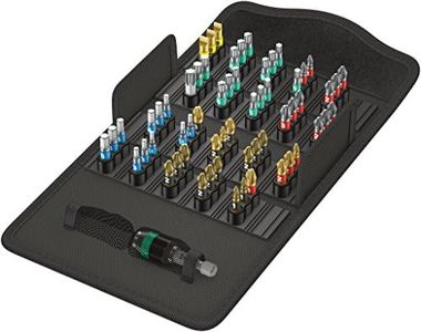 Wera 05057441001 Assortiment D‘Embouts de Tournevis Bit-Safe 61 Bitorsion 1, 61 Pièces, Multicolore Taille Unique