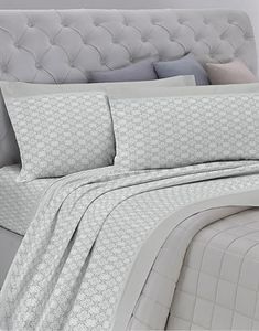 GEMITEX Completo Letto Cotone In, 100% COTONE, Traspirante, Privo di Sostanze Nocive, Qualità Certificata STANDARD 100 by OEKO-TEX Fiducia nel Tessile, MATRIMONIALE, G04/GRIGIO, Designed in Italy
