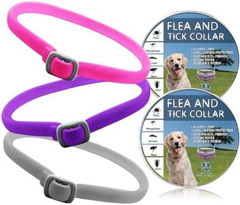 Repellent Collars for Dogs, 3 Pack Dogs Puppies Collar Repellent, Adjustable repellent Collar Dog,Natural Dog Collar for Puppies Small Medium Large Dog
