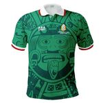 Mexico Retro 1998 Futbol Jersey, WBC Mexico Jersey, Jersey Mexico, Mexican Soccer, Playeras de la Selección Mexicana, 1998, Green, 3XL