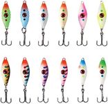 BASSDASH Ice Fishing Lure Kit Glowi