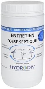 HYDRODIV - Entretien 7 Mois pour Fosse Septique - Aux Bactéries Et Enzymes - Non Pathogène - Fosse Septique Toutes Eaux Et Filtre Compact - Action Rapide - Fabriqué en France