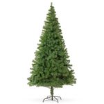 FB FunkyBuys 5ft Colorado Christmas Tree – PVC Artificial Christmas Tree Décor with Solid Metal Stand - Realistic Spruce Branches – Christmas Decorations xmas tree for Indoor and Outdoor