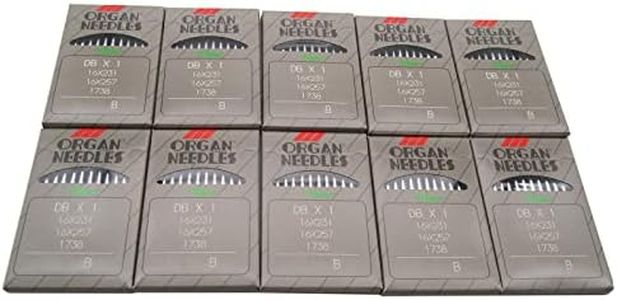 Organ Needle -#Organ-DBX1 100PCS Japan Organ Sewing Machine Needles Compatible with/Replacement for JUKI Brand DDL-555,DDL-5530, DDL-5550 DDL-8700 DDL-8700-7 (Organ-DBX1 14/90)