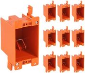 [10 Pack] CLOUDY BAY Single Gang Electrical Outlet Box,14 Cubic Inch Junction Box,Old Work Box,UL Listed