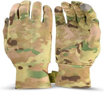 G & F Products Lightweight Camouflage Hunting Gloves Layer, Touchscreen Compatible, Anti-Slip Grip, Archery, Shooting, Fishing, All-Season Use, Flexible Fit for Men/Women