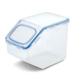 LocknLock HPL700 PP Classic kitchen caddy, 257 x 157 x 191 mm, 5 L, 100% airtight, clever locking system, storage container, bulk can, flour storage, cornflakes dispenser