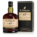 El Dorado 15 Year Old Special Reserve Rum, 70 cl - Aged for 15 Years - Flavours of Tropical Fruit and Spice - Perfect for Sipping