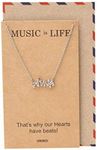 Quan Jewelry Music Note Necklace Gi