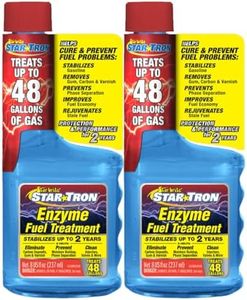 StarBrite Star Tron Enzyme Fuel Treatment, Small Engine Formula, 8 Fl Oz Treats up to 48 Gallons Gas Additive Rejuvenates & Stabilizes Old Gasoline, Cures & Prevents Ethanol Problems - 2 Pack, Blue