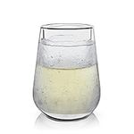 Viski Glacier Wine Glass, Double Wa
